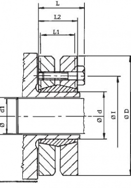 Upínací hřídelová pouzdra standartní RCK 19